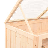 vidaXL Hamsterkooi 104x52x54 cm massief vurenhout