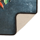 vidaXL Kitchen mat washable non-slip 60x180 cm multicolour