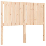 vidaXL Bed Frame with Headboard Solid Wood