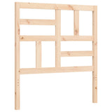 vidaXL Bed Frame with Headboard Solid Wood