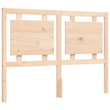 vidaXL Bed Frame with Headboard Solid Wood