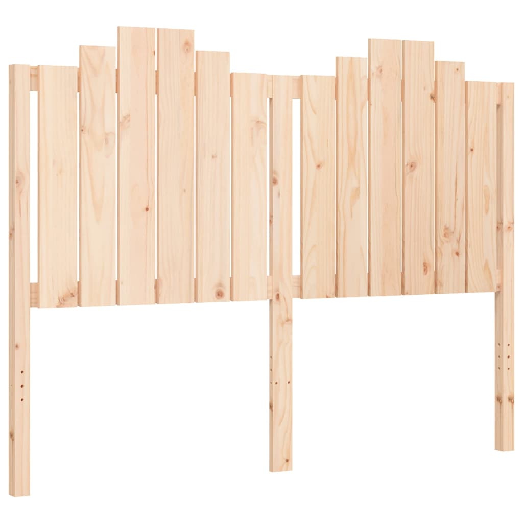 vidaXL Bed Frame with Headboard Solid Wood