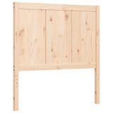 vidaXL Bed Frame with Headboard Solid Wood