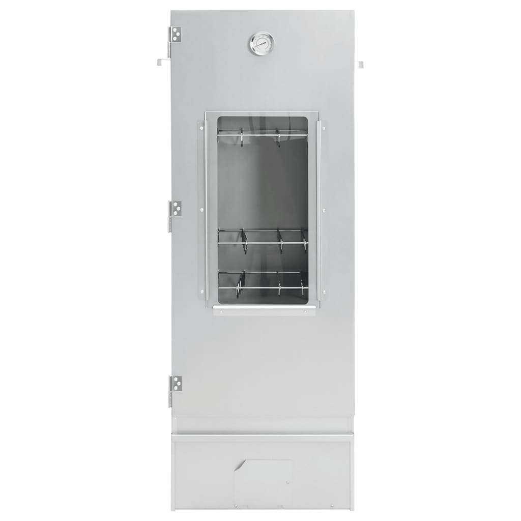 vidaXL BBQ-rookoven met koude rookgenerator gegalvaniseerd staal