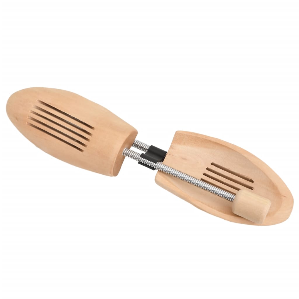 vidaXL Shoe Stretchers 2 Pairs Size 35-38 Solid Lotus Wood