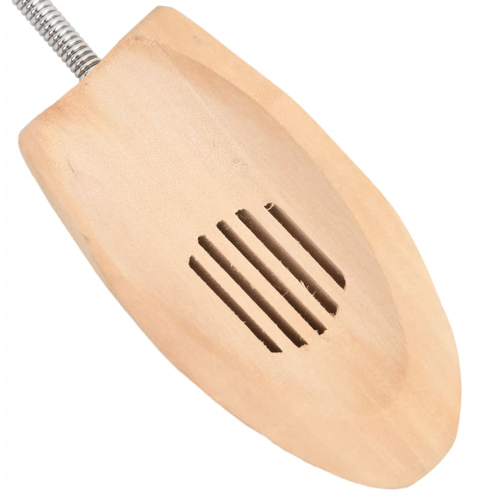 vidaXL Shoe Stretchers 2 Pairs Size 35-38 Solid Lotus Wood