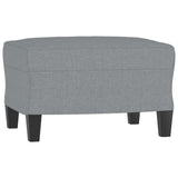 vidaXL Fauteuil avec banque de rangement 60 cm gris gris