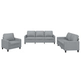 vidaXL Ensemble de salon 3 personnes avec des chaises de cuisine confortables