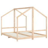 vidaXL Kids Bed Frame 2x(80x200) cm Solid Pine Wood