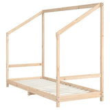 vidaXL Kids Bed Frame 2x(80x200) cm Solid Pine Wood