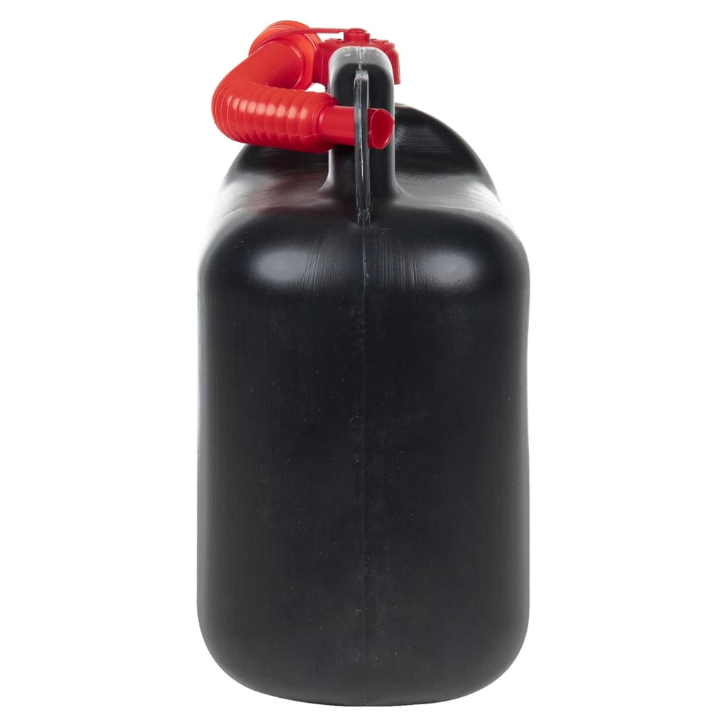 vidaXL Fuel Cans 3 pcs with Flexible Spout Black 10 L Plastic