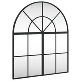 vidaXL Arch Wall Mirror 60x70 cm Iron Black