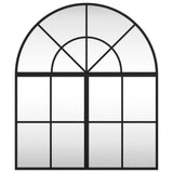 vidaXL Arch Wall Mirror 60x70 cm Iron Black