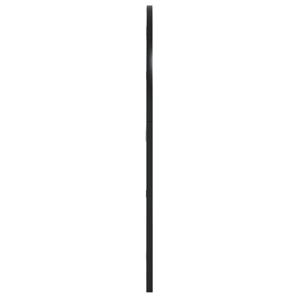 vidaXL Arch Wall Mirror 60x70 cm Iron Black