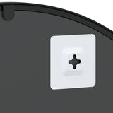vidaXL Arch Wall Mirror 60x70 cm Iron Black