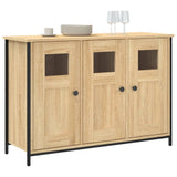 vidaXL Dressoir 100x35x70 cm bewerkt hout sonoma eikenkleurig