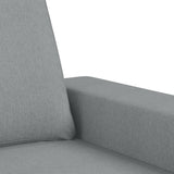 vidaXL Fauteuil 60 cm stof lichtgrijs