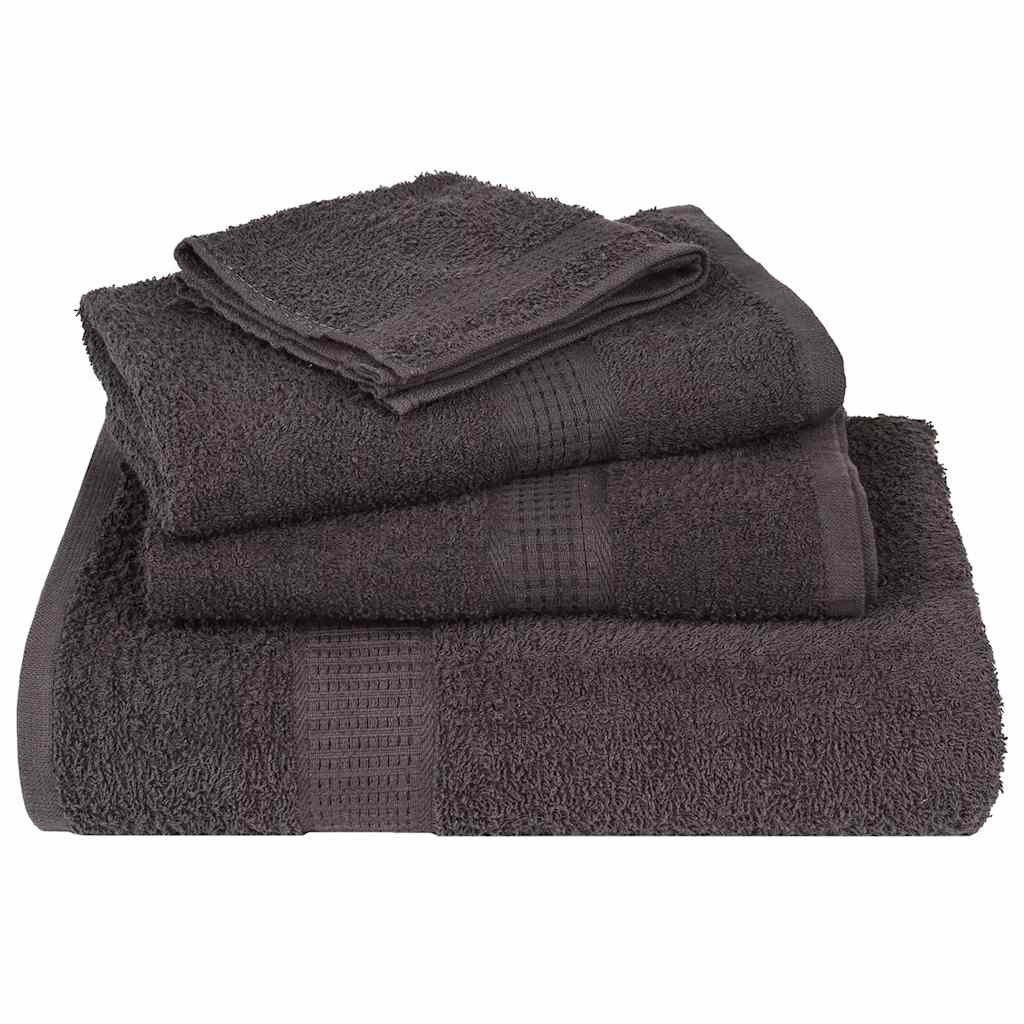 vidaXL 8-Piece Towel Set FROGN 360 gsm white