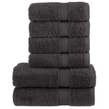 vidaXL 6-piece Towel Set SOLUND 600 gsm white