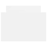 vidaXL Bedframe met hoofd- en voeteneinde wit 100x200 cm