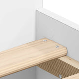vidaXL Bedframe met hoofd- en voeteneinde wit 100x200 cm