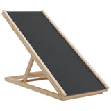 vidaXL Dog Ramp 100x40 cm Solid Fir Wood Grey
