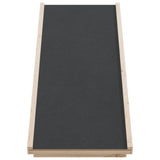 vidaXL Dog Ramp 100x40 cm Solid Fir Wood Grey