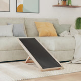 vidaXL Dog Ramp 100x40 cm Solid Fir Wood Grey