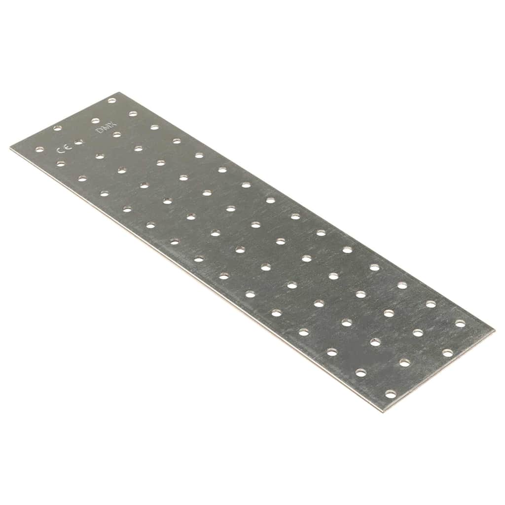 vidaXL Perforated Plates 20 pcs 2 mm 300x80 mm Galvanized Steel
