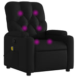 vidaXL Massage Chair Black Artificial Leather