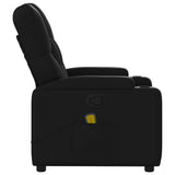 vidaXL Massage Chair Black Artificial Leather