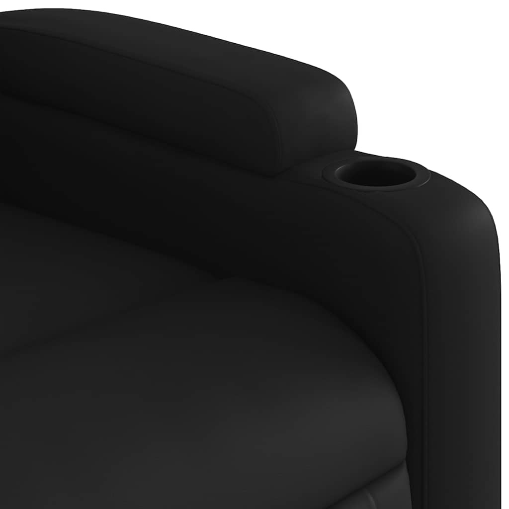 vidaXL Massage Chair Black Artificial Leather