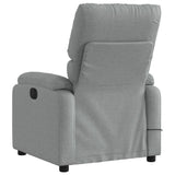 vidaXL Massagestoel met lichtgrijze stof