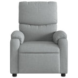 vidaXL Massagestoel met lichtgrijze stof