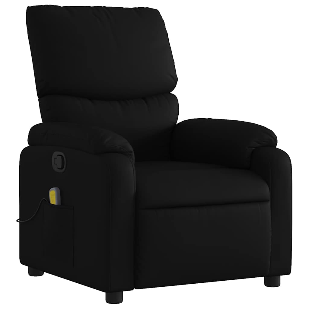 vidaXL Massage Chair Black Artificial Leather