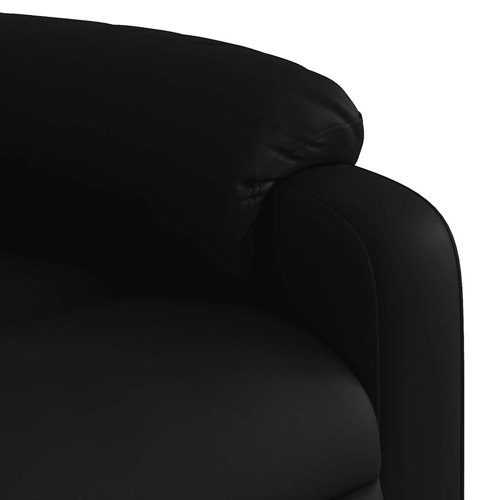 vidaXL Massage Chair Black Artificial Leather
