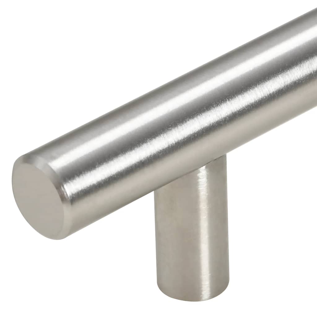 vidaXL Handles 10 pcs 64 mm stainless steel silver-coloured