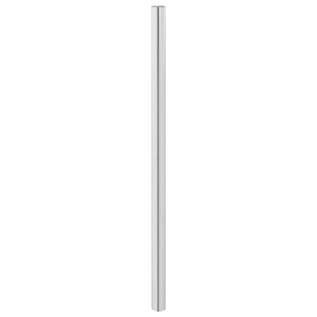 vidaXL Meubelfolies zelfklevend 90x500 cm PET zilverkleurig