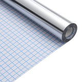 vidaXL Meubelfolies zelfklevend 90x500 cm PET zilverkleurig