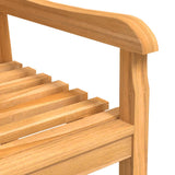 vidaXL Garden Chairs 4 pcs 58x59x88 cm Solid Teak Wood