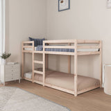 vidaXL Bunk Bed Frame without Mattress Solid Pine Wood 90x200 cm