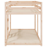 vidaXL Bunk Bed Frame without Mattress Solid Pine Wood 90x200 cm