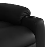 vidaXL Massage Chair Black Artificial Leather