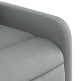 vidaXL Massagestoel Lichtgrijze Stof