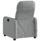 vidaXL Massagestoel met lichtgrijze stof