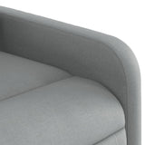 vidaXL Massagestoel met lichtgrijze stof
