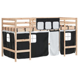 vidaXL Planche à roulettes pour enfants avec gordijnen 80x200 cm massif vert