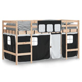 vidaXL Planche à roulettes pour enfants avec gordijnen 80x200 cm massif vert