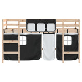 vidaXL Planche à roulettes pour enfants avec gordijnen 80x200 cm massif vert