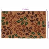 vidaXL Deurmat 40x60 cm getufte kokosvezel naturel